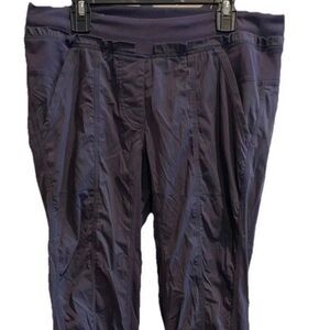 Lululemon Womens 6 Dance Studio? Pants Blue Purple Workout Athleisure Gym